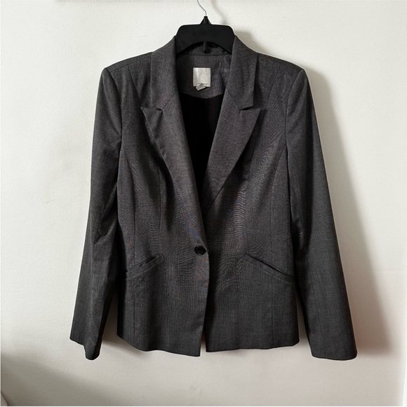 HALOGEN | Women’s Gray Single Breasted size 8 - Picture 1 of 10